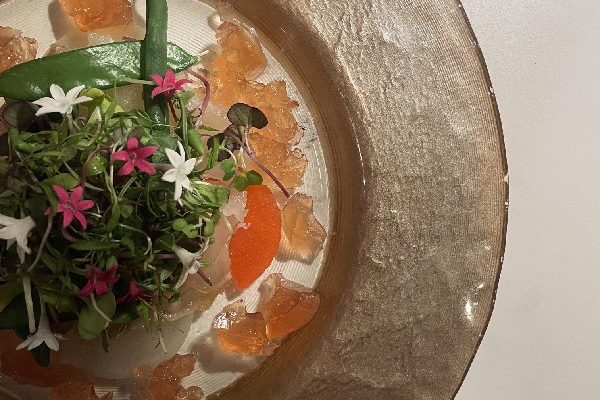 【PLATES】桜鯛と春野菜の菜園風『なかのきらめき』のジュレを散りばめての画像